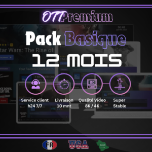 ott pack basique 12 mois 1 ecran