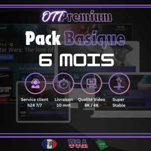 ott pack basique 6 mois 1 ecran