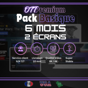 ott pack basique 6 mois 12ecran