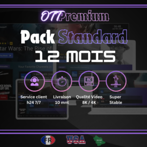 ott pack standard 12 mois 1 ecran